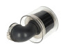 Air filter 35mm powerfilter with cap angled 90 degrees (Dellorto PHBG)
