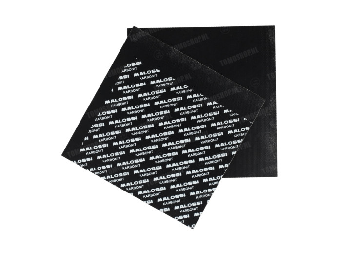 Membraan Malossi carbonit plaatjes universeel 0.35mm (2x 100x100mm)