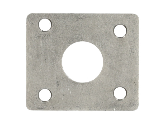 Reed valve Tomos A35 / A52 intake manifold base plate 19mm stainless steel 6mm