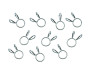 Hose clamp 8mm clip model Mickey (10 pieces)