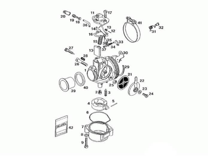 Dellorto SHA carburateur choke hevel veer set Dellorto SHA carburateur choke hevel veer set