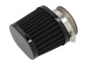 Luchtfilter 50mm powerfilter universeel ovaal zwart Luchtfilter 50mm powerfilter universeel ovaal zwart