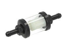 Benzinfilter transparent teilbar Schwarz
