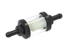 Fuel filter transparent serviceable black