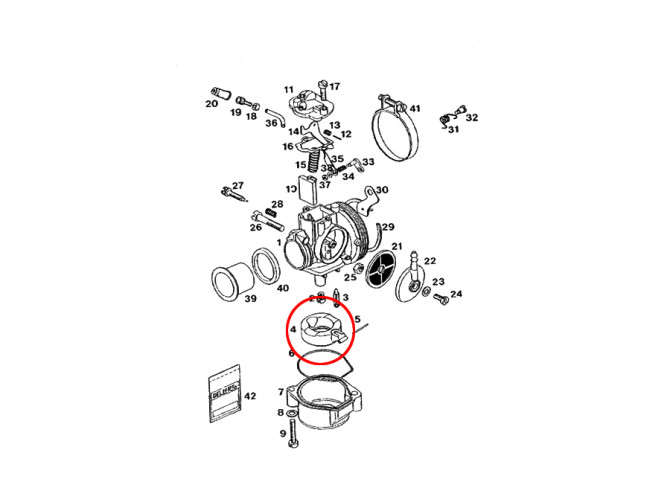 Dellorto SHA carburetor float part Tomos product