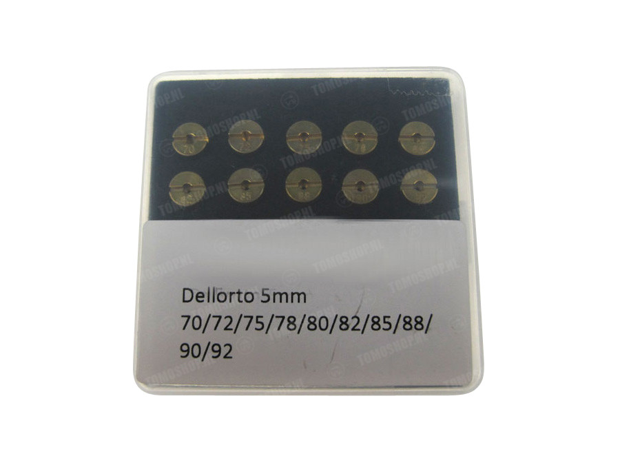 Dellorto 5mm SHA / PHBG Düsensatz Nachbau (70-92) photo