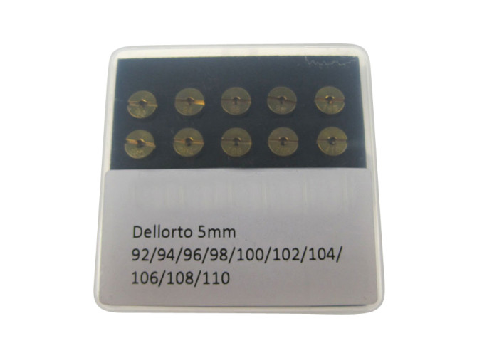 Dellorto 5mm SHA / PHBG sproeierset replica (92-110) product