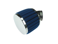 Luchtfilter 28mm / 35mm schuim schuin blauw (PHBG / PHVA)