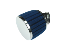Luchtfilter 28mm / 35mm schuim schuin blauw (PHBG / PHVA)