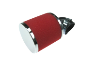 Air filter 35mm foam red angled 90 degrees (PHBG / PHVA)