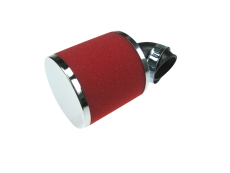 Luchtfilter 35mm schuim schuin 90 graden rood (PHBG / PHVA)