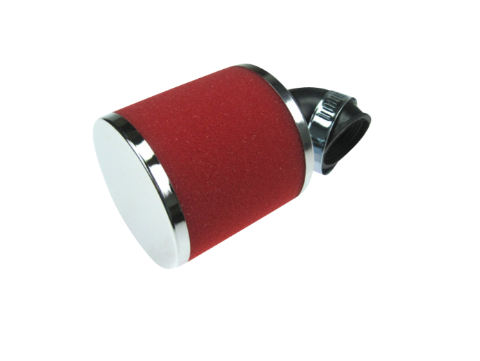 Luftfilter 35mm Schaum Schräg 90 Grad Rot (PHBG / PHVA)