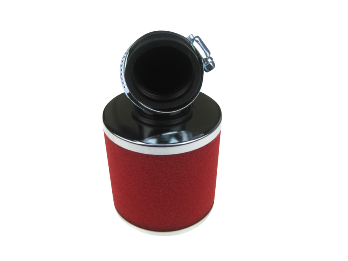 Luftfilter 35mm Schaum Schräg 90 Grad Rot (PHBG / PHVA)