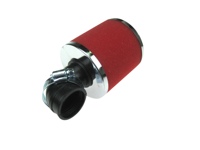 Luftfilter 35mm Schaum Schräg 90 Grad Rot (PHBG / PHVA)