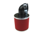 Air filter 35mm foam angled 90 degrees red (PHBG / PHVA) thumb extra