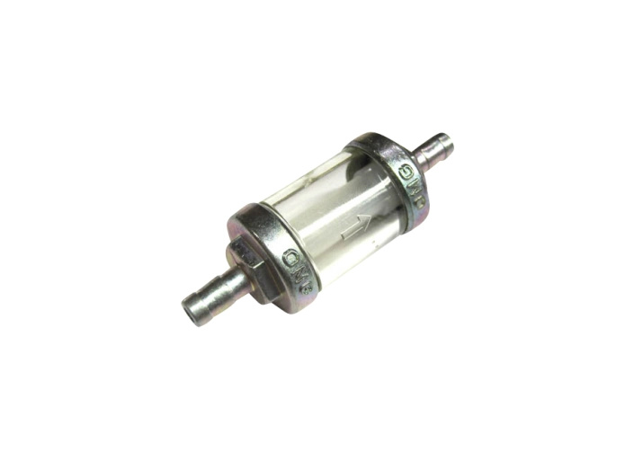 Fuel filter clear OMG alu 6mm
