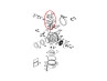 Dellorto SHA throttle cover drum thumb extra