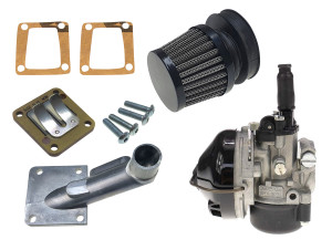 Dellorto SHA 15/15 carburetor with powerfilter set complete Tomos A35