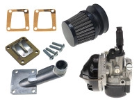 Dellorto SHA 15/15 carburateur origineel met powerfilter set Tomos A35
