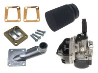 Dellorto SHA 15/15 carburetor with foam filter set Tomos A35