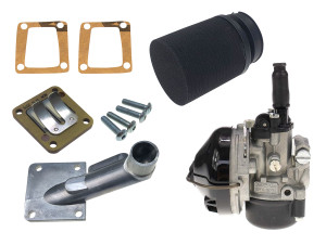 Dellorto SHA 15/15 carburateur origineel met foam filter set Tomos A35