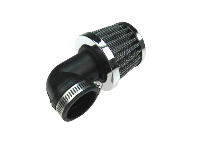 Luchtfilter 35mm powerfilter haaks 90 graden (PHBG / PHVA)