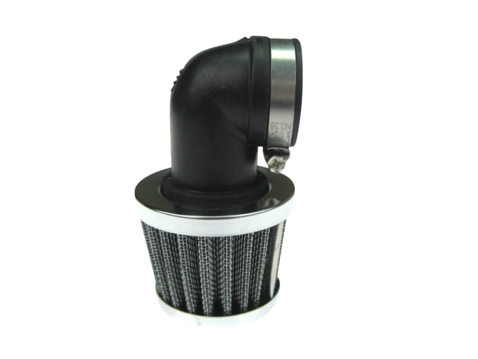 Luchtfilter 35mm powerfilter haaks 90 graden (PHBG / PHVA)