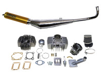 Cylinder Tomos A35 / A52 65cc Power1 tuning set "sport" complete + Biturbo Gold