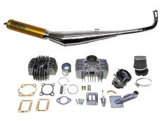 Cylinder Tomos A35 / A52 65cc Power1 tuning set "sport" complete + Biturbo Gold