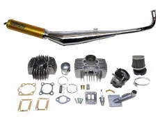 Cylinder Tomos A35 / A52 65cc Power1 tuning set "sport" complete + Biturbo Gold