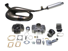Cilinder Tomos A35 / A52 65cc Power1 tuning set "sportief" compleet + Tecno Circuit