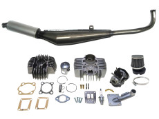 Cylinder Tomos A35 / A52 65cc Maxwell tuning set "sport" complete + Tecno Bullet blank