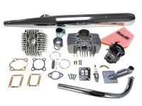 Cilinder Tomos A35 / A52 65cc (44mm) DMP tuning set "subtiel" + RS sigaar (subtiel en snel)