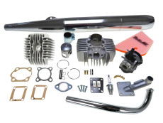 Cilinder Tomos A35 / A52 65cc (44mm) DMP tuning set "subtiel" + RS sigaar (subtiel en snel)