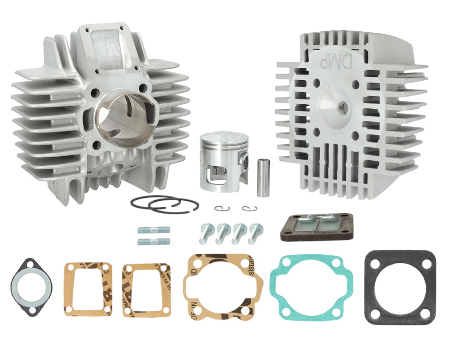 Cylinder Tomos A35 / A52 65cc (44mm) Airsal with head tuned by de