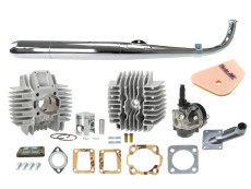 Cilinder Tomos A35 / A52 65cc (44mm) Airsal tuning set Dellorto SHA 15 + RS sigaar (subtiel en snel)