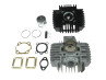 Cilinder Tomos A35 / A52 65cc (44mm) DMP aluminium + hoge druk kop model origineel thumb extra