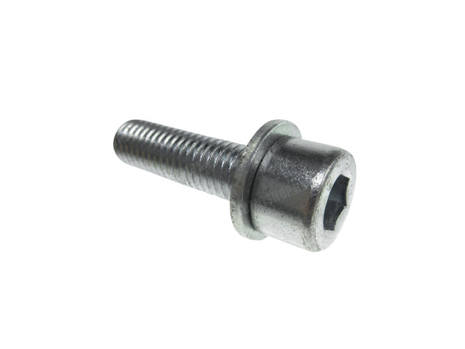 Shock absorber / foot rest socket bolt M10x35 + ring M10x35 main