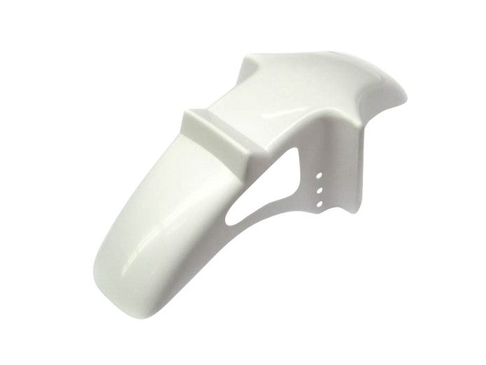Front fender universal aero F1 mudguard white