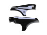 Side cover fairing Tomos A35 set black gloss replica