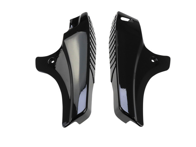 Side cover fairing Tomos A35 set black gloss replica product