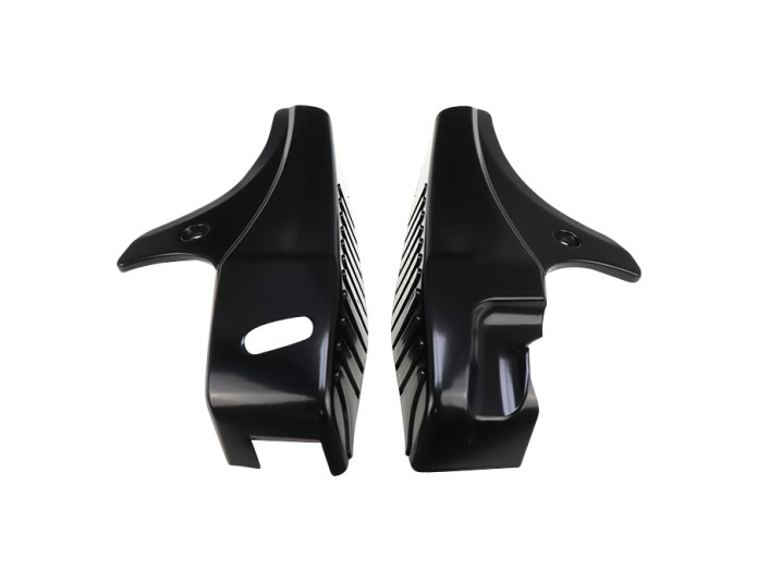 Side cover fairing Tomos A35 set black matt replica