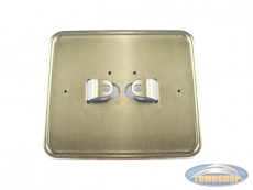 Licence plate holder NL chrome 14.5x12.5cm (JUST NL!!)
