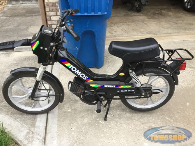 Carrier rear Tomos A3 with short buddy seat black product