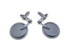 Spiegelsatz bar-end Steckversion rund Alu / Silber thumb extra