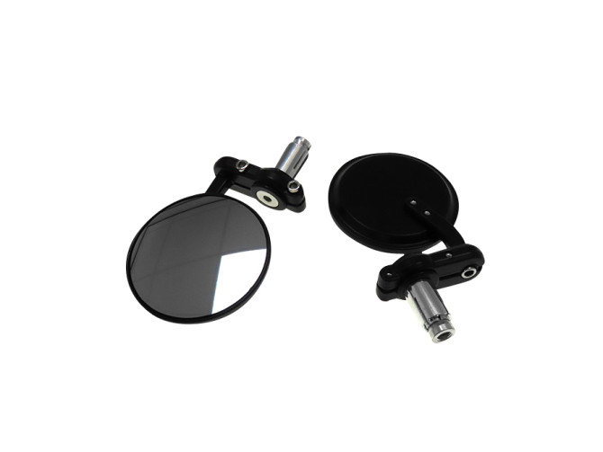 Mirror set bar end version round black product