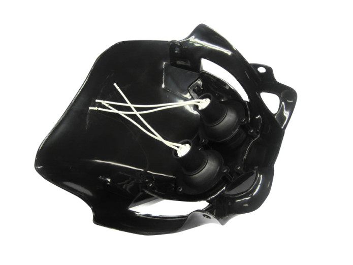 Scheinwerfer Verkleidung Spoiler Streetfight Schwarz