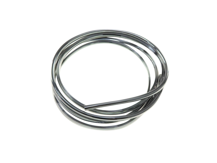 thumbnail image 2 of 10-Foot Chrome Edge Protection Trim - Universal U-Channel For Gas Tanks, Fenders, Windshields 2 of 9