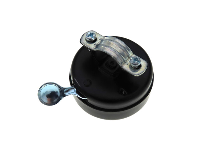 Klingel mit Tomos Logo Dome 3D Aufkleber Widek Schwarz  product