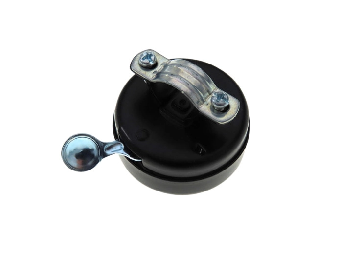 Bell with Tomos logo dome 3D sticker Widek black 